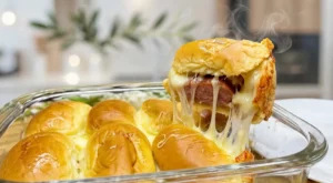 Panini Dolci Ripieni di Salsiccia e Formaggio al Forno