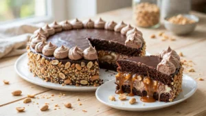 Torta con Guscio di Cioccolato e Nutella