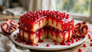 Torta con Confettura di Melograno
