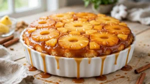 Torta di Ananas con Caramello