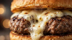 Hamburger Fatto in Casa con Formaggio
