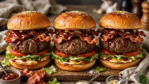 Hamburger con Pancetta
