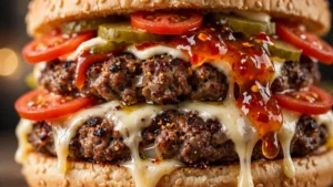 Hamburger con confettura