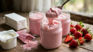 Yogurt di Fragola Fatto in Casa