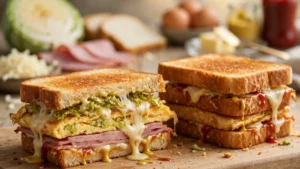 Panino con Omelette e Cavolo