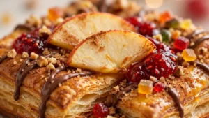 Pasta Sfoglia con Mele e Noci