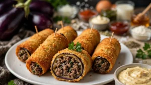 Involtini Impanati di Melanzane e Carne