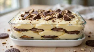 Dessert di Crema con Biscotti al Cioccolato