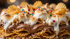 Torta di Marshmallow con Ruffles