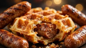 Waffle di Salsiccia